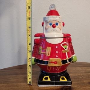 Robot Santa Cookie Jar